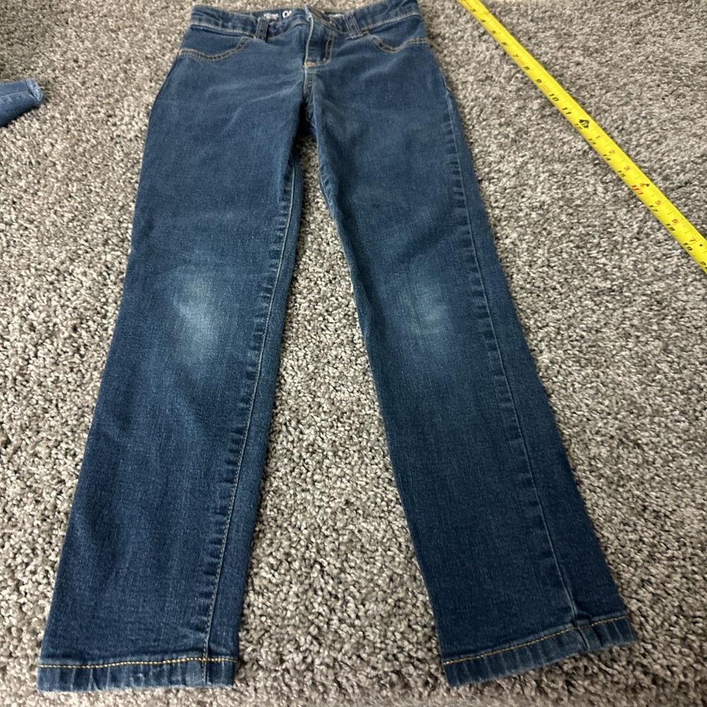 Cat & Jack Women's Straight Leg Jeans - Dark Blue